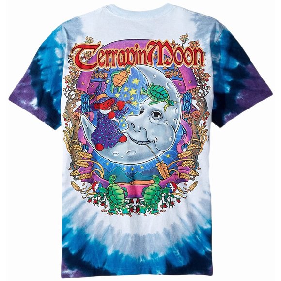 Grateful Dead Terrapin Moon Original 2000 rock Liquid Blue rock T-Shirt L NWT - Picture 5 of 7